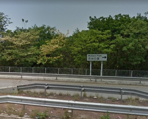 現場是天影路與天秀路交界往濕地公園方向。 網圖