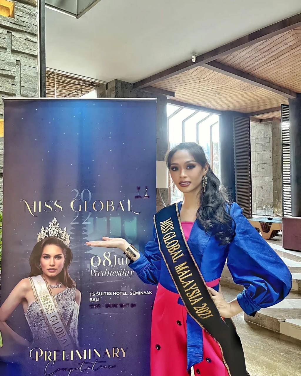 林雪卉代表马来西亚参加世界环球国际小姐2021/2022。