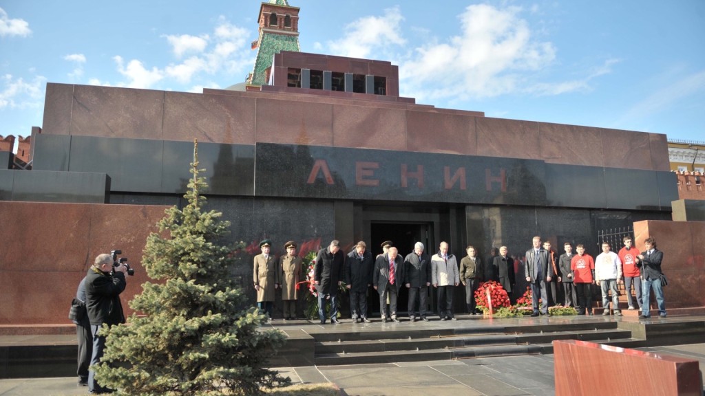 列寧墓位於莫斯科紅場。 新華社資料圖