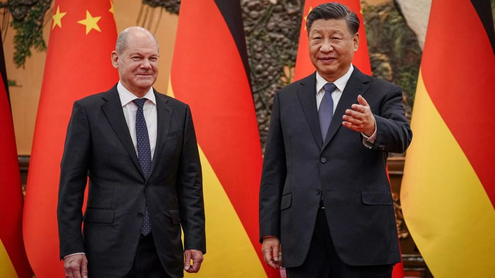 今年11月初德國總理朔爾茨訪華與中國國家主席習近平會晤。資料圖
