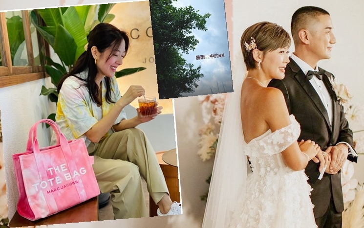 洪永城婚後7日,唐詩詠終於在社交網蒲頭。