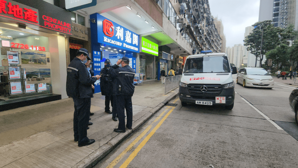 警方到場調查。