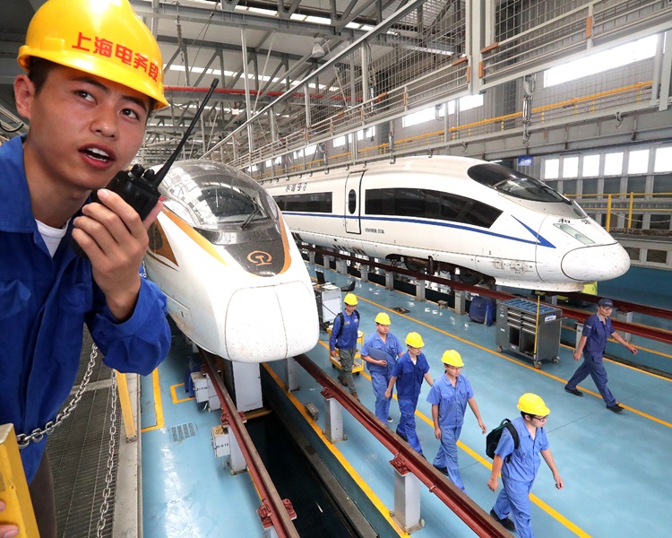 復興號由今日起正式提速。新華社