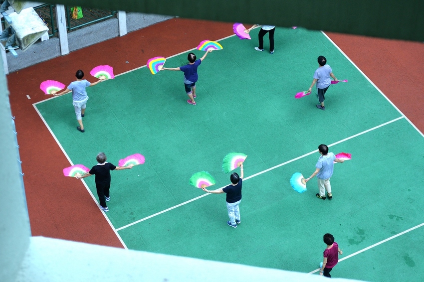 安蔭邨康樂設施。(圖片：維基百科)