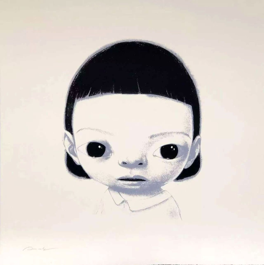 印尼新銳藝術家羅比．安托諾 (Roby Dwi Antono) 的膠印版畫《HANAN》。