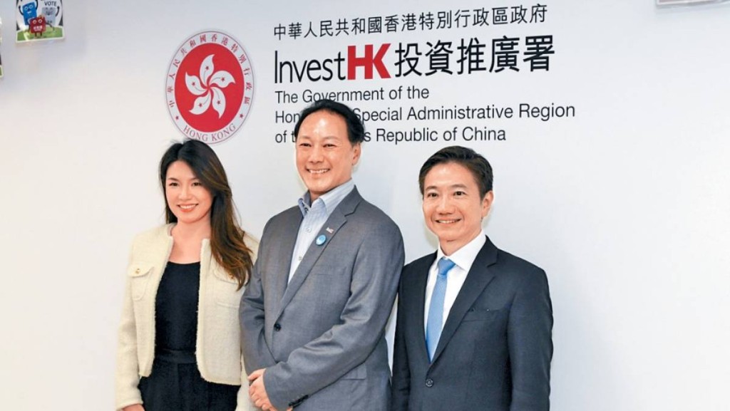 梁瀚璟(中)表示，香港的代币化市场发展路径正受到国际关注。