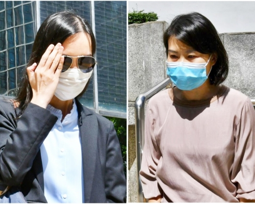 黃淑安(左)和陳麗兒獲判緩刑。