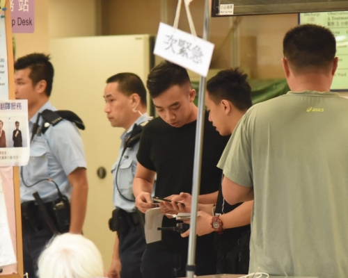 警方到場調查。蔡楚輝攝