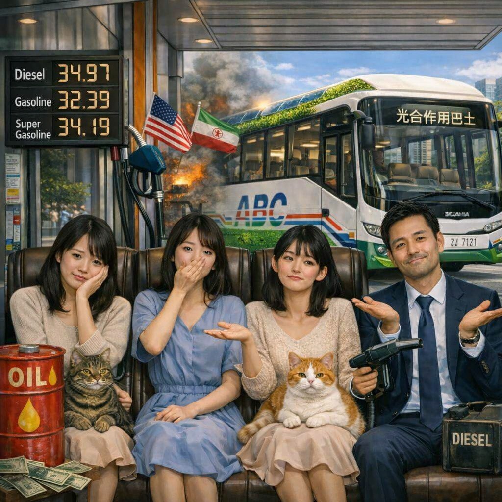 经营屯明邨巴的「ABC旅运」周日(5日)宣布,因燃油成本大增,即日起暂时减少部分班次,其后指减班未经运输署批准,故所有班次维持正常,慨叹「油价继续升,我哋继续蚀」。 ABC Bus FB图片 经营屯明邨巴的「ABC旅运」周日(5日)宣布,因燃油成本大增,即日起暂时减少部分班次,其后指减班未经运输署批准,故所有班次维持正常,慨叹「油价继续升,我哋继续蚀」。 ABC Bus FB图片