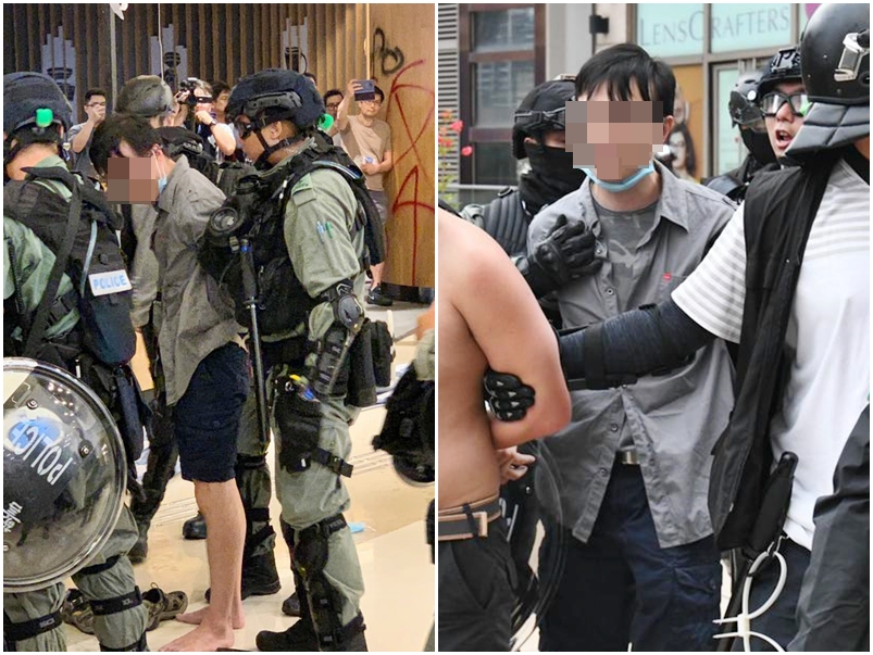 將軍澳商場示威中其中一名被捕人是醫生。資料圖片