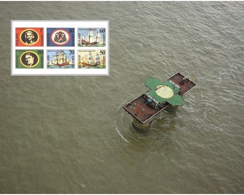 「西蘭公國」有本身的國旗、貨幣、郵票和國歌。sealandgov