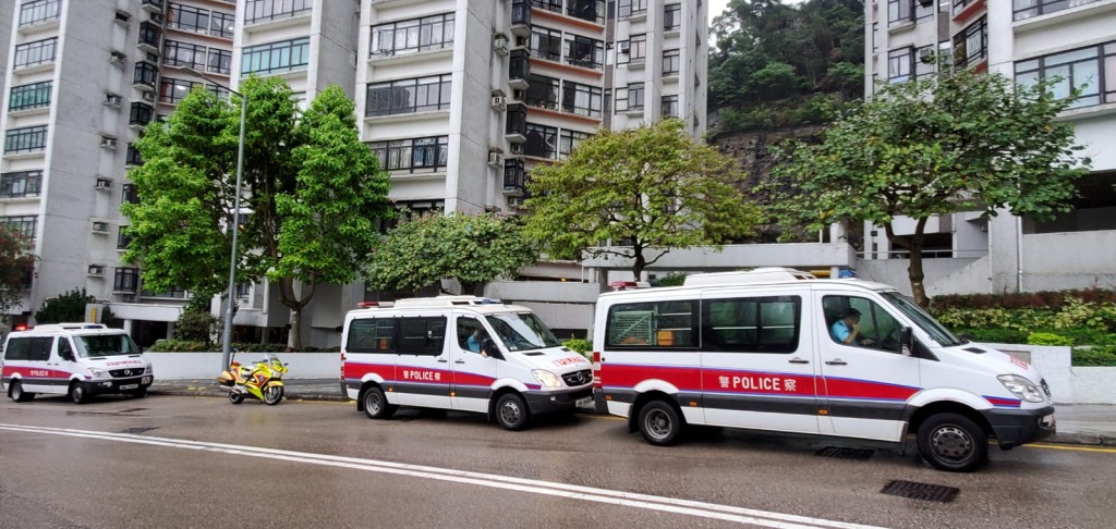 警方到場調查。  楊偉亨攝