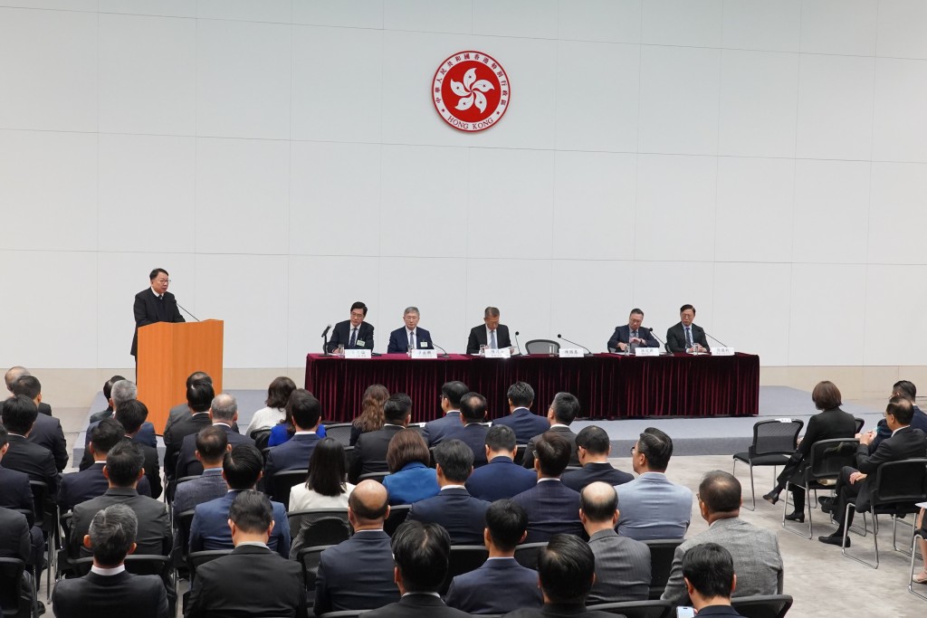 政府昨日舉辦候任議員交流會，政務司司長陳國基形容是「重要創新」。資料圖片