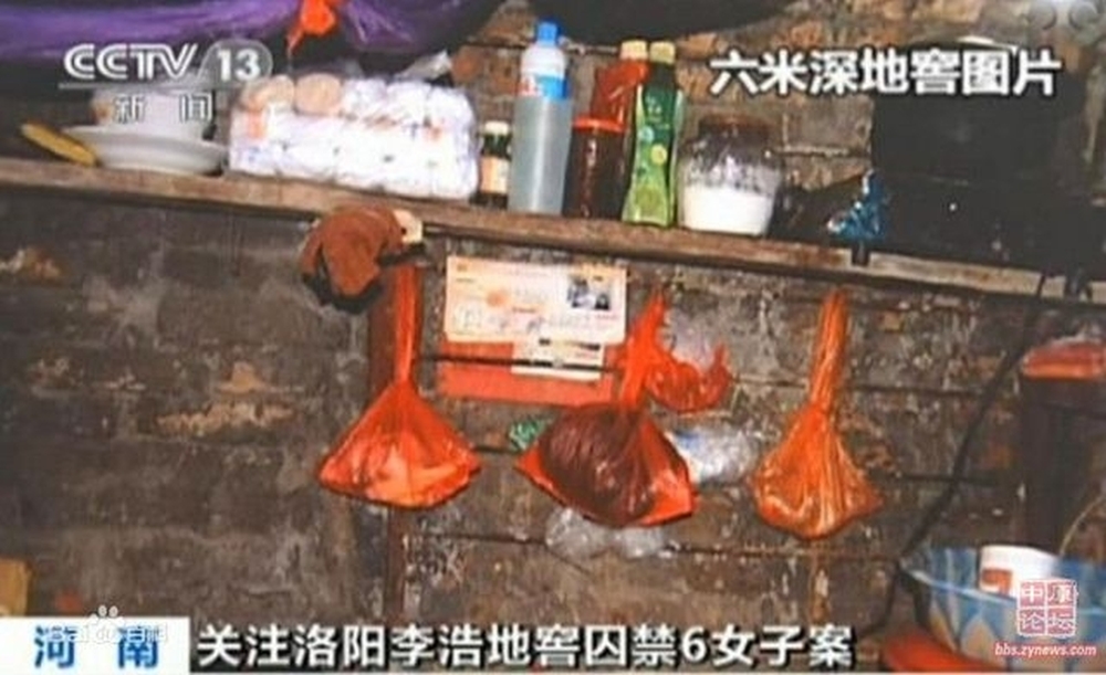 地窖內貌。 央視截圖 地窖內貌。 央視截圖