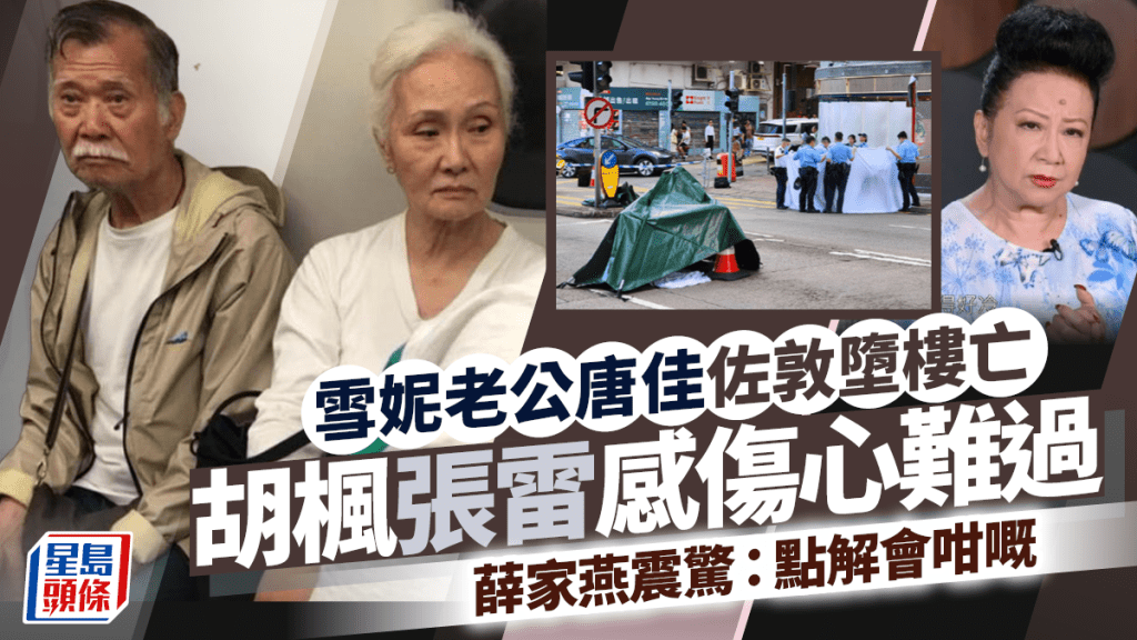 雪妮老公唐佳佐敦墮樓亡  終年88歲  張徹楚原愛將曾加入TVB當武術指導
