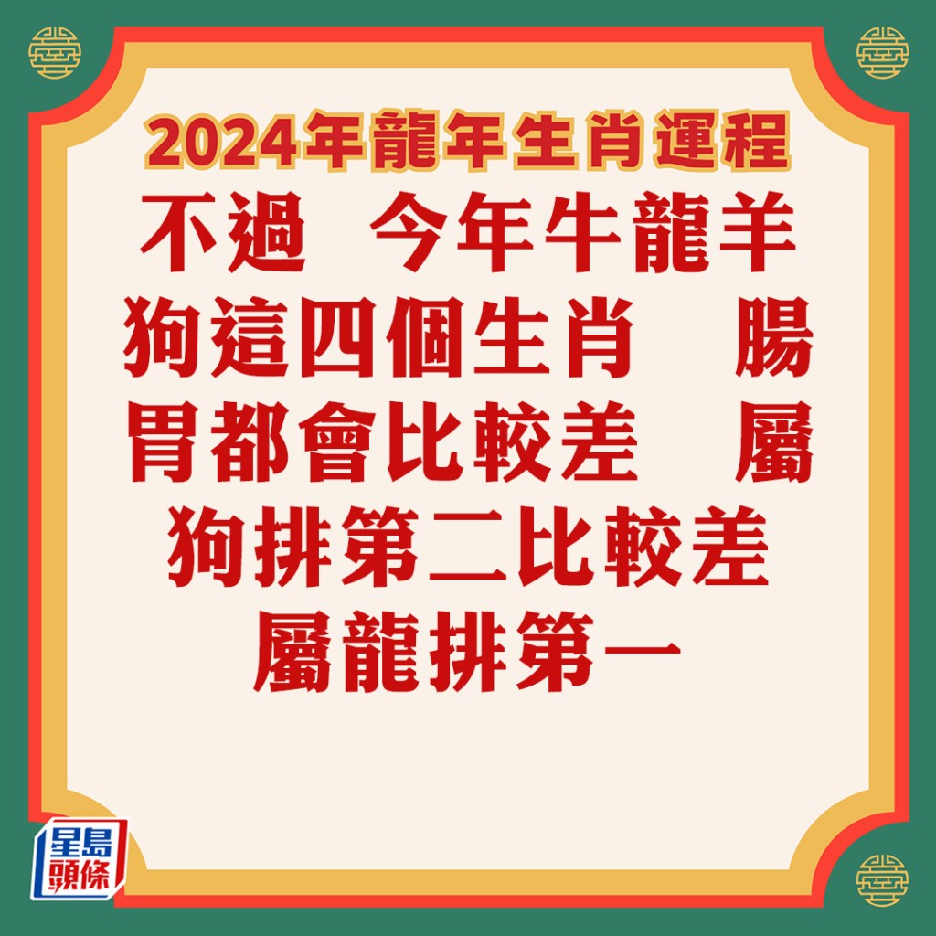 蘇民峰 – 肖狗龍年運程2024