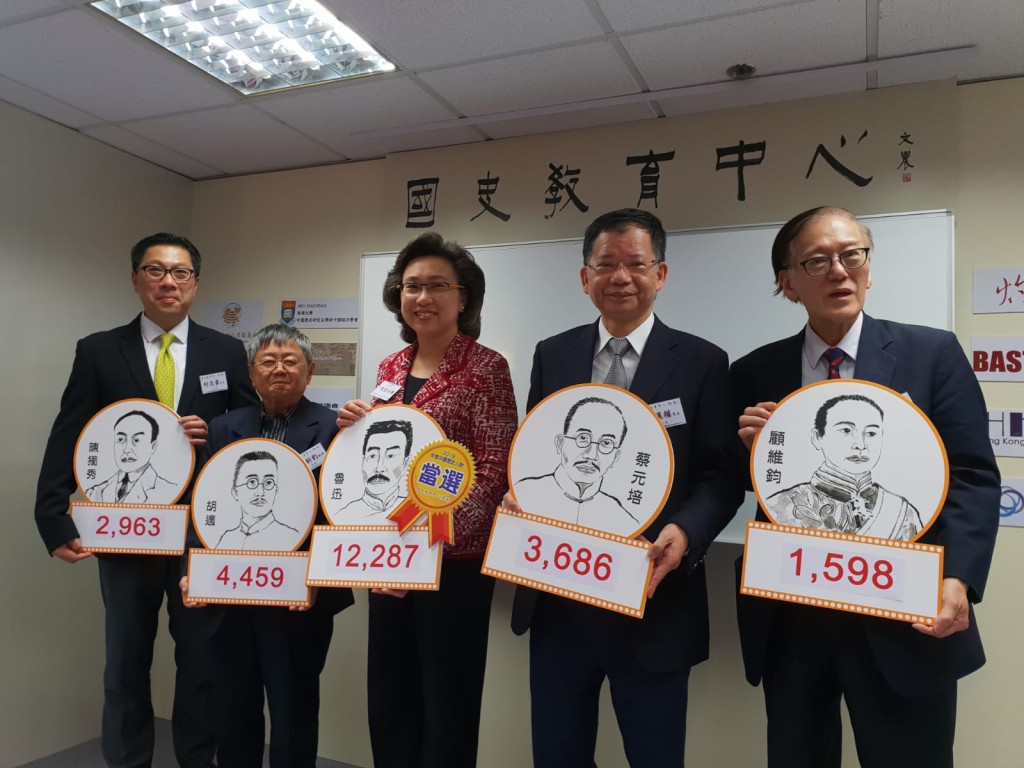 逾1.2万名来自100所学校的中小学生,票选出新文化运动领袖之一。