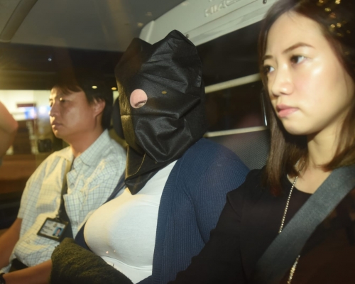 警方拘捕一名哥倫比亞女子。尹敬堂攝