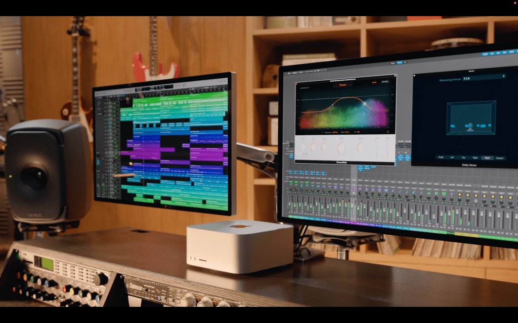 Mac studio機身設計猶如加厚版Mac mini。