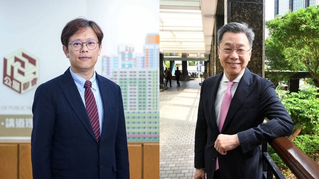 專訪︱「同區7年樓齡」機制難持續 劉振江（右）倡舊樓市價再加兩成 招國偉（左）：市建收地交政府重建