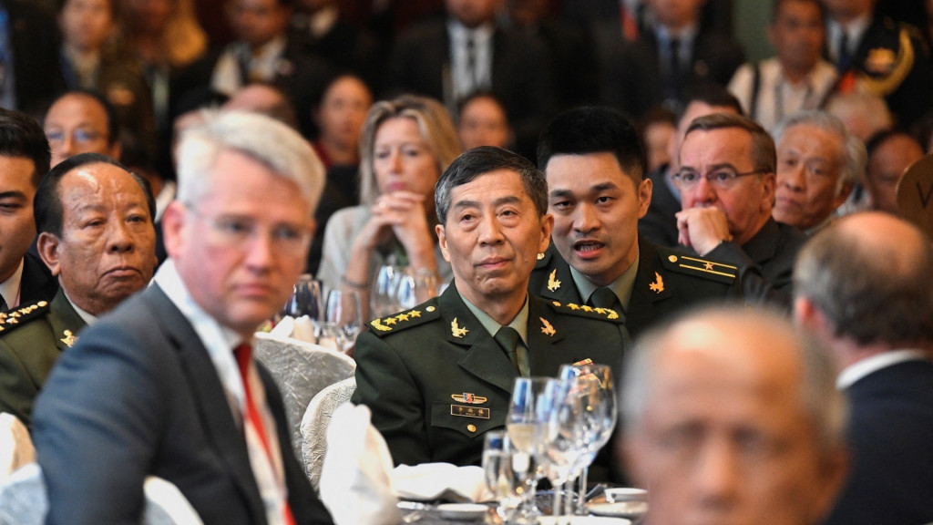 國防部長李尚福在新加坡出席第20屆「亞洲安全會議」（俗稱香格里拉對話）。 路透社