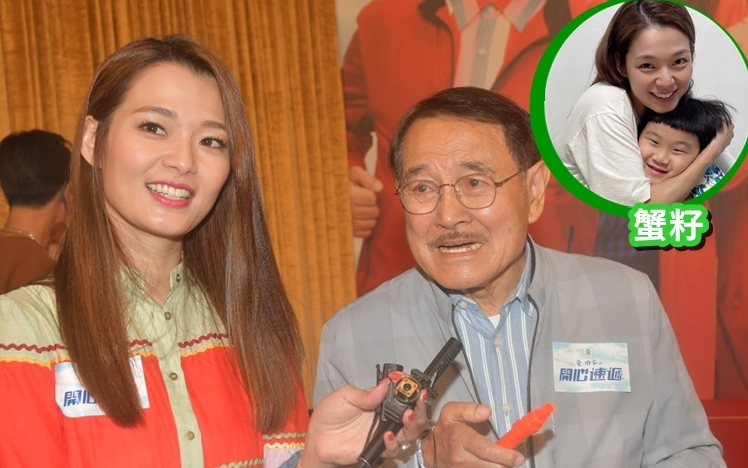 呂慧儀表示未有機會介紹兒子「蟹籽」給「小糯米」認識。