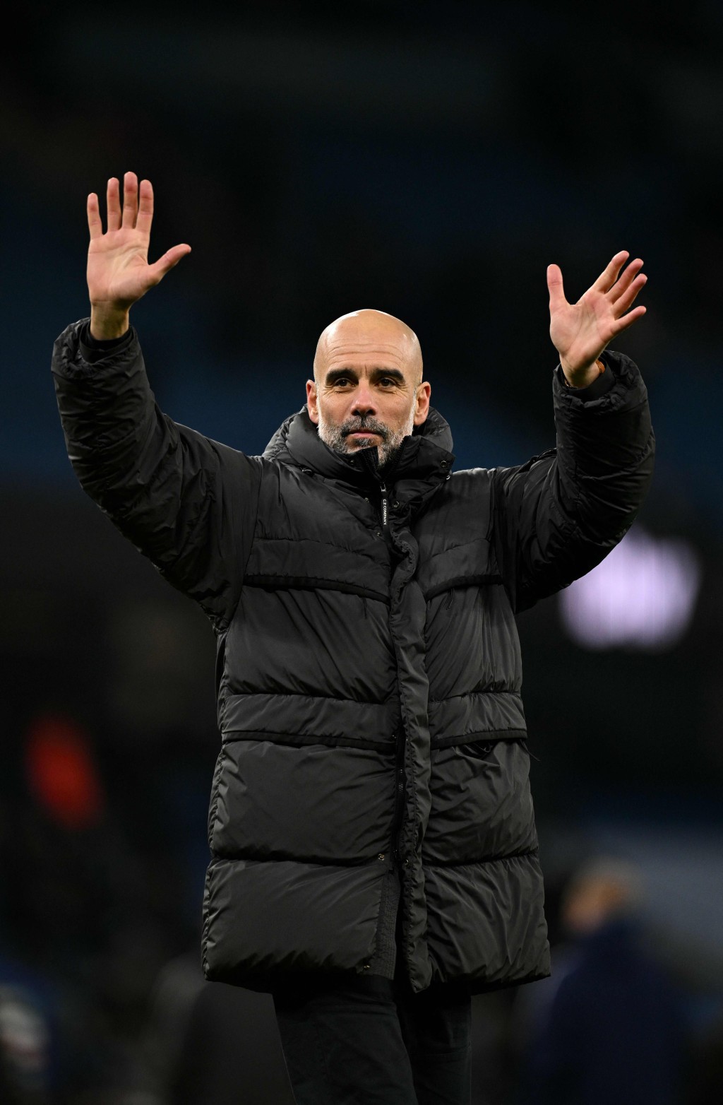 曼城領隊哥迪奧拿。法新社