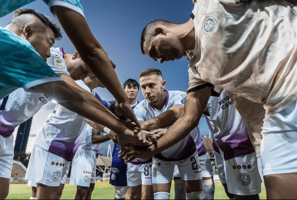 作客澳洲的大埔在領先一球的大好形勢下，下半場遭麥克阿瑟連追兩球逆轉，最終以1：2飲恨。球隊社交媒體截圖