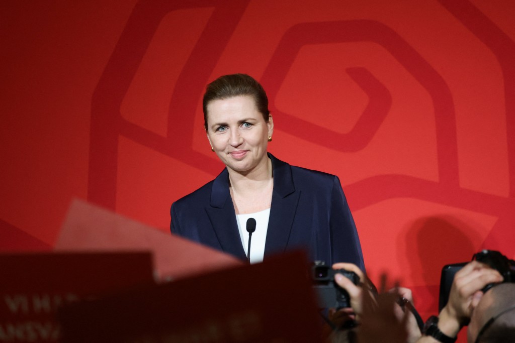 丹麦女首相弗雷泽里克森。 路透社
