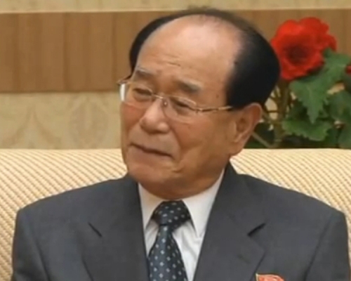北韓最高人民會議委員長金永南,將會率領高級別代表團訪問南韓。金永南是形式上國家元首。(資料圖片)