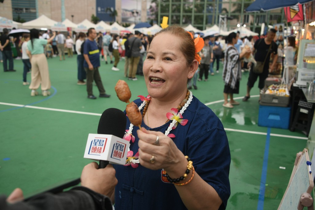 在旺角经营泰式餐厅的Anna。