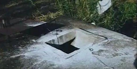 網傳涉案水塔入口。