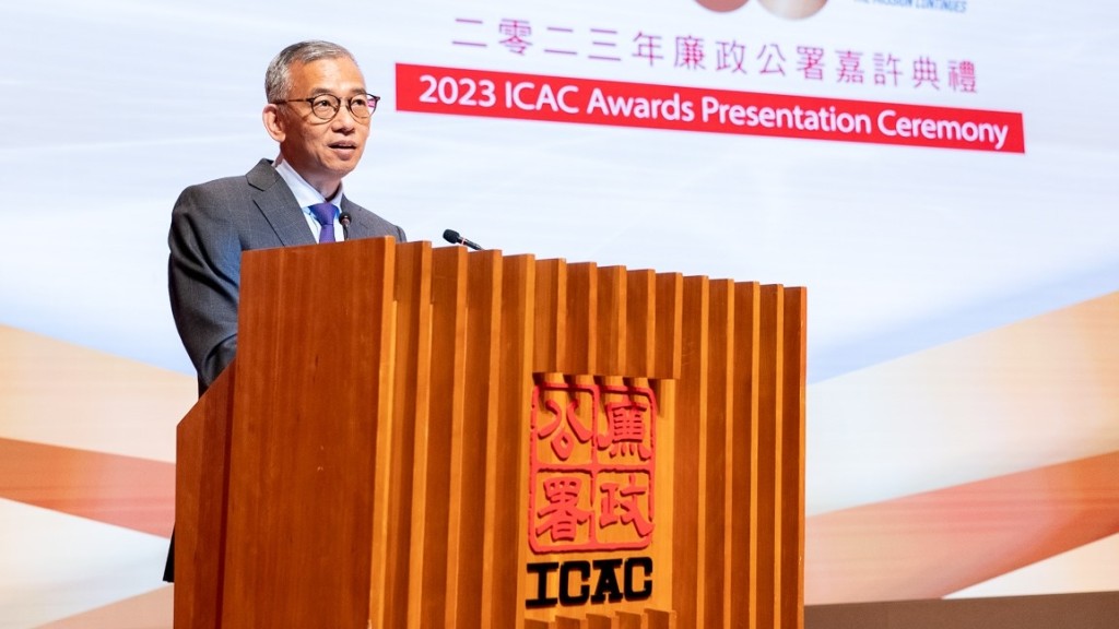 廉政專員胡英明指廉署投票日將總動員出動,駐守票站和各分區辦事處。廉署提供