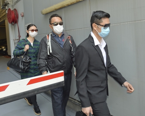 三名被告(左起)李軒賴、伍肇龍及鄧文祖。資料圖片