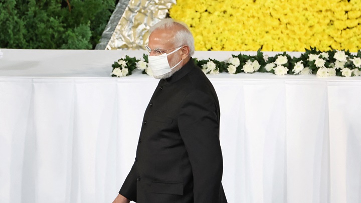 印度總理莫迪。路透社圖片