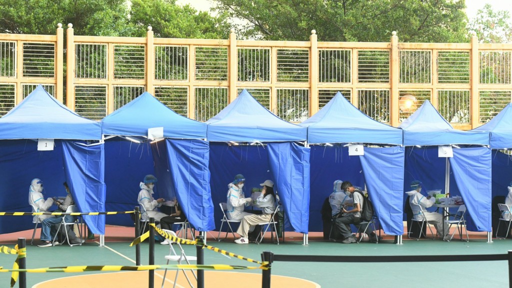 上水清河邨居民要檢測。資料圖片