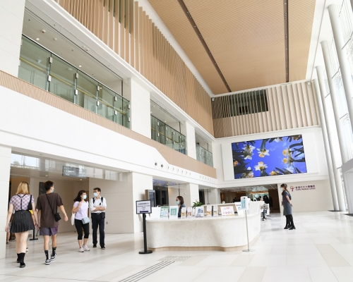 全院有5G網絡覆蓋的中大學醫院引入大量新科技。資料圖片