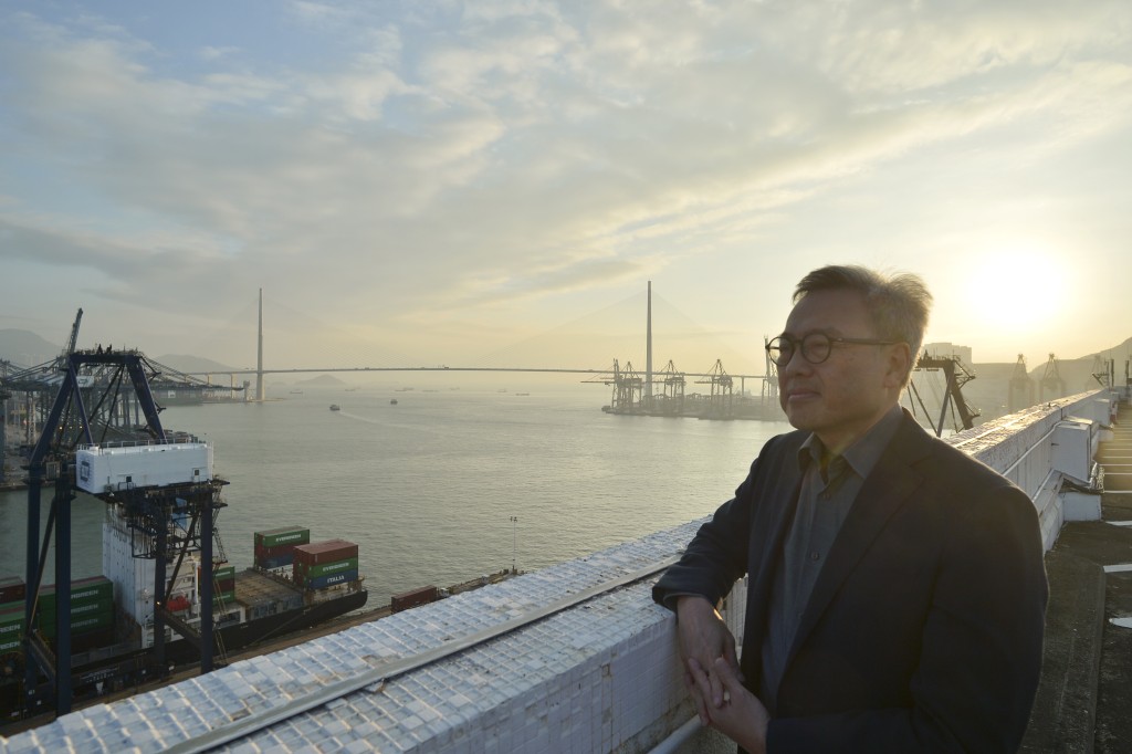 根據現時的建築技術,他指在一座大廈下設置足夠空間繼續作為貨場使用。蘇正謙攝