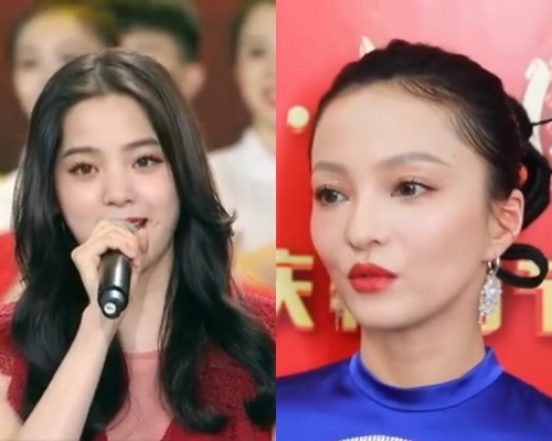 歐陽娜娜(左)及張韶涵(右)如期於國慶晚會獻唱。 網圖