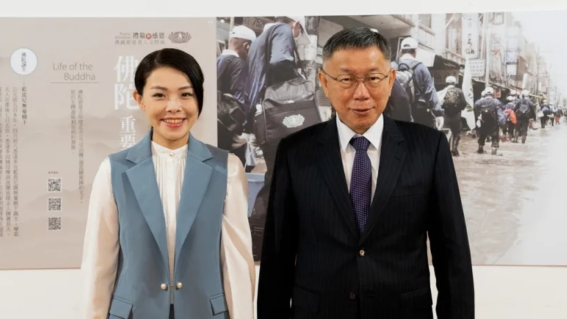 高虹安(左)醜聞影響到柯文哲(右)選情。