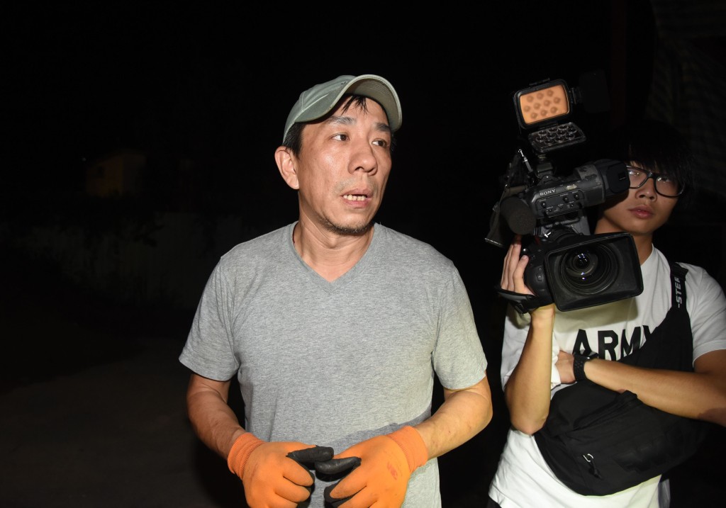 其中一只被捕获的唐狗,其晶片登记人为动保组织「毛守救援」创办人 Kent。资料图片 其中一只被捕获的唐狗,其晶片登记人为动保组织「毛守救援」创办人 Kent。资料图片