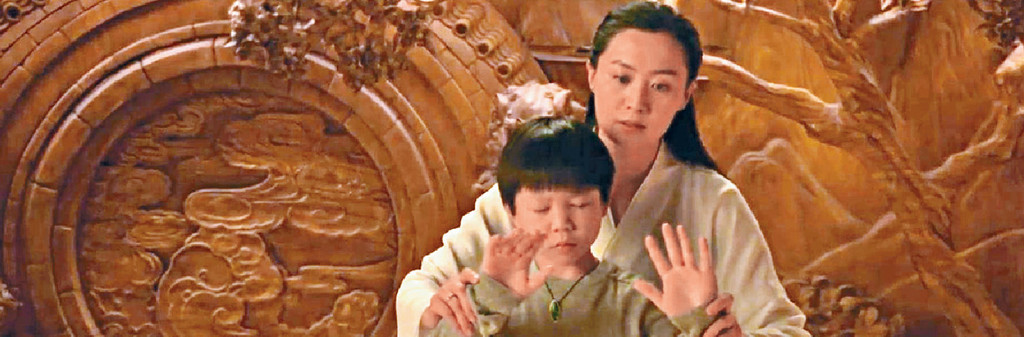 ■陳法拉飾演尚氣的母親。