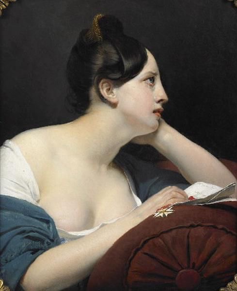 杜布菲畫作《馬格拉姆的信》。