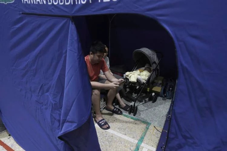 台湾的避难设施意外获日本网民激赞，成为日本的Ｘ社交平台热搜第一名。美联社