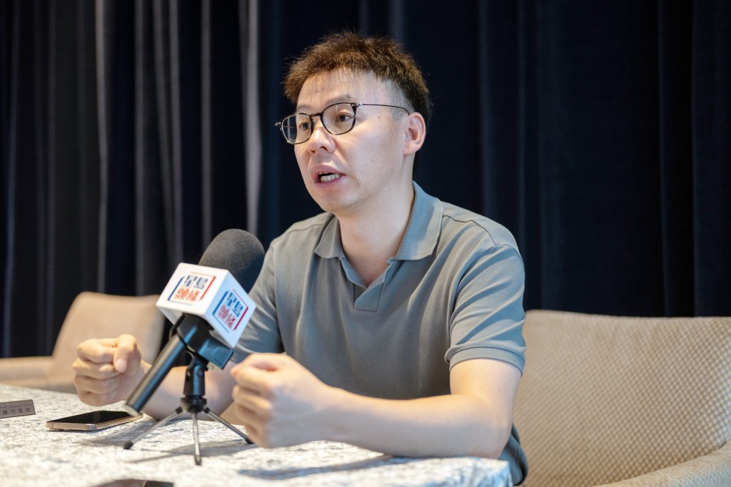 方先生強調，自己的家庭非常堅定會在香港發展。劉駿軒攝