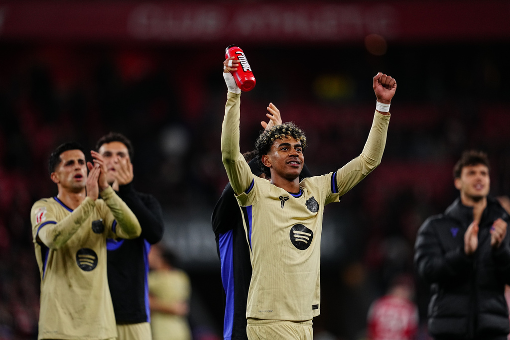 耶馬做贏波功臣。美聯社