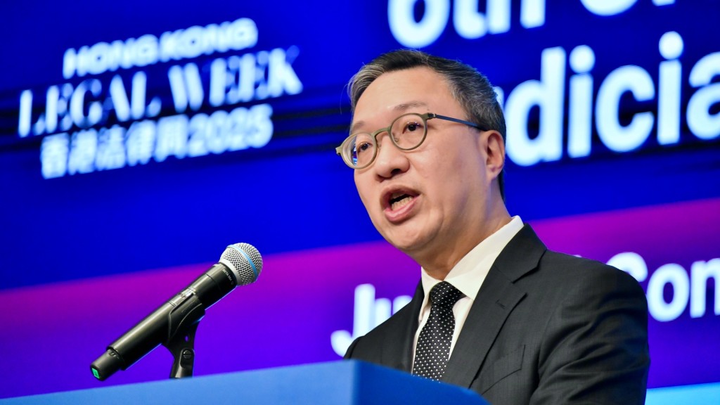 林定國指香港致力於成為「超級聯繫人」及能力建設中心，推動區域及全球的法律與經濟合作。。