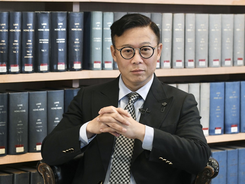 張國鈞指，將來會以「先調解、後仲裁」為原則，形容機構作為「和事佬」。何君健攝
