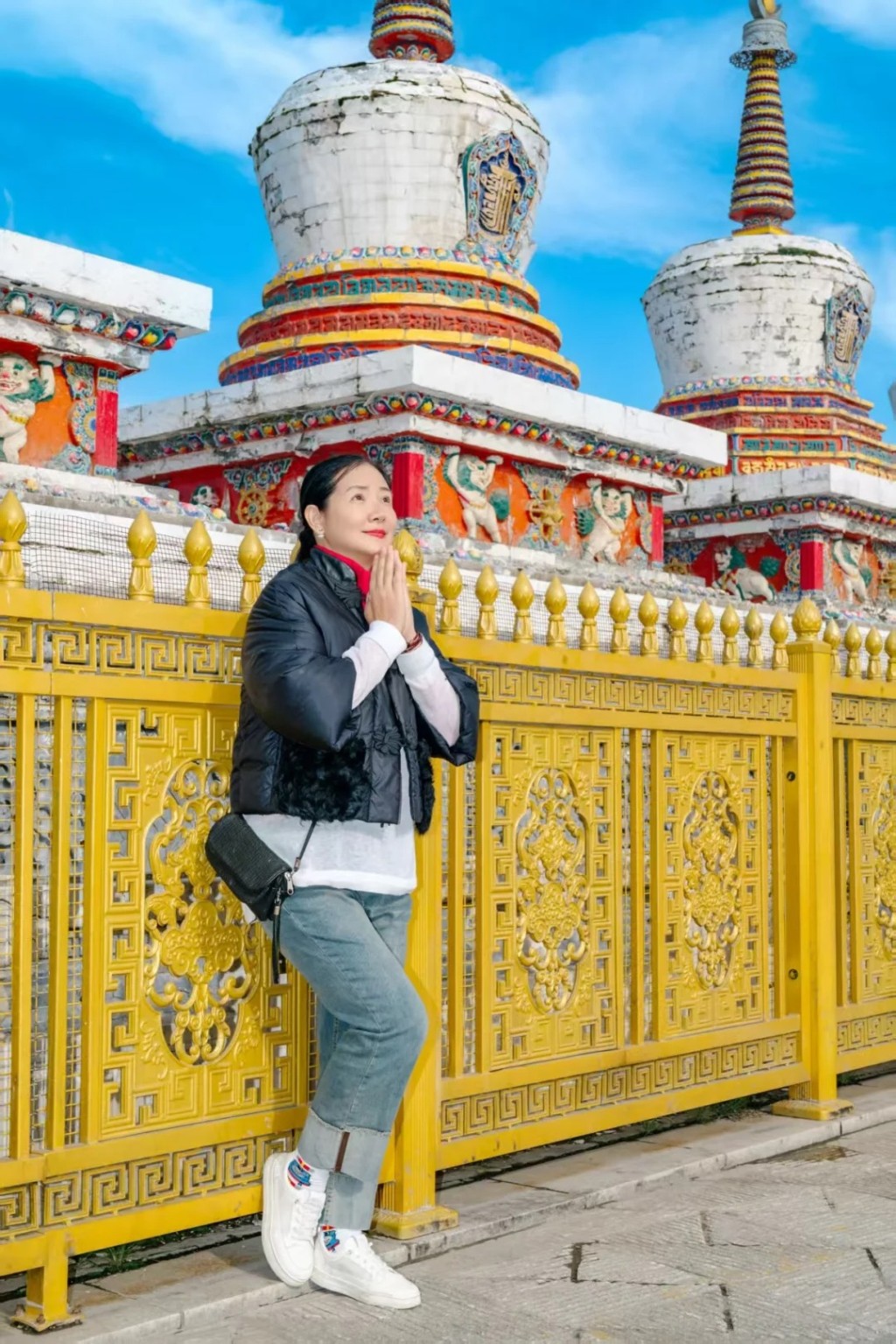 劉玉婷經常周遊列國。