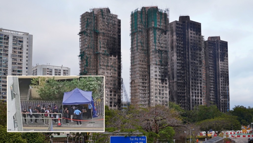 網傳宏福苑工人進入災民單位只需登記 知情者斥造謠 強調工人離開樓宇前已搜身